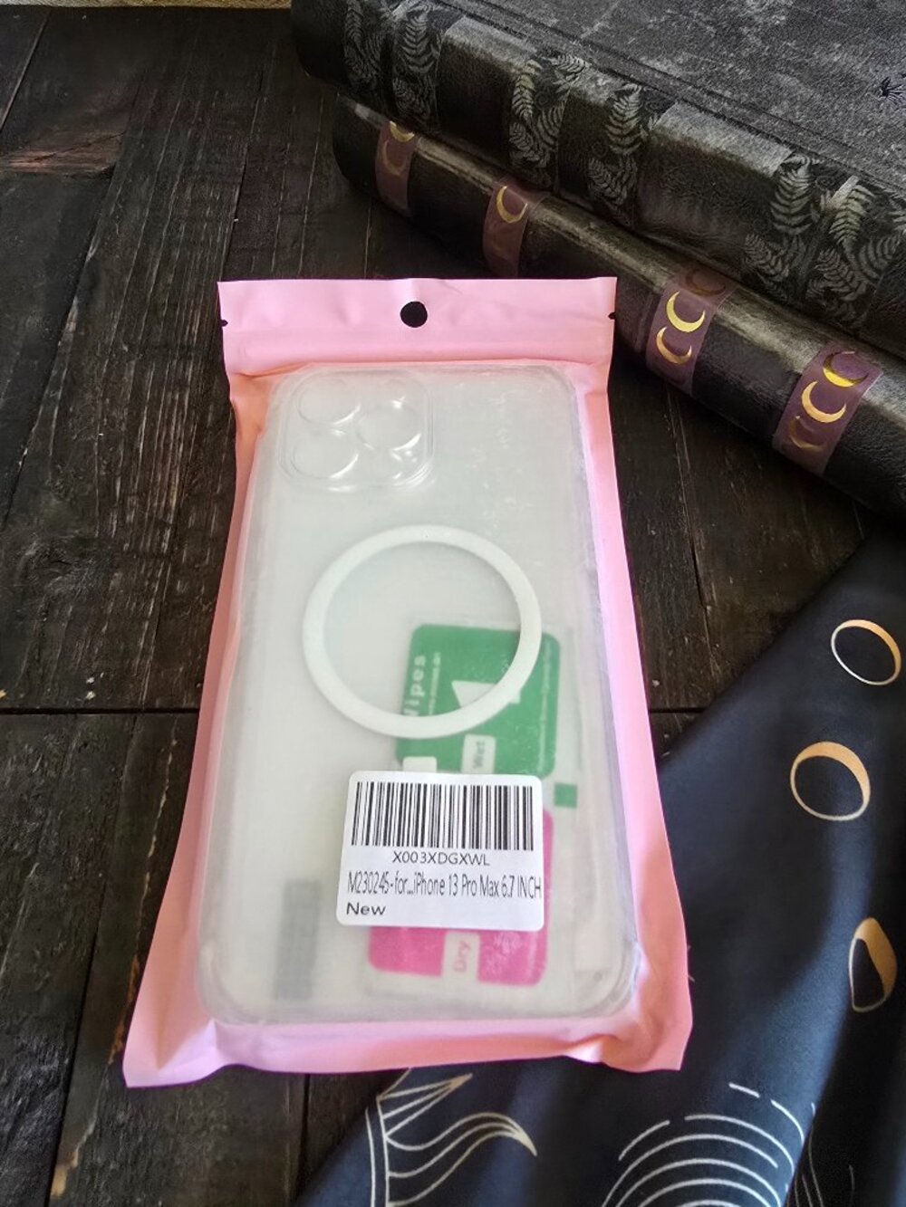 BNIP iPhone 13 Pro Max 6.7in Clear/white Mag Safe Case - apple - phone case